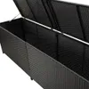 vidaXL Zahradní box z polyratanu 200x50x60 cm černý Náhled obrázku produktu 4