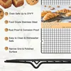 Abkühlgitter Set Edelstahl Rechteckig 40,2cm*25cm, Schwarz Produktbild-Vorschau 3