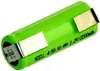A single green battery with silver and gold connectors. Produktbild-Vorschau