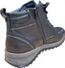 A black leather hiking boot is shown from a rear-side angle against a white background. Anteprima dell’immagine prodotto