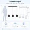 MasterLED Pendelleuchte 3-flammig - E27 Fassungen - Schwarz Produktbild-Vorschau 4