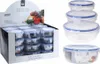 Pack 3 luftdichte Kunststoff-Lunchboxen, 1400ml, 800ml, Produktbild-Vorschau 3