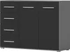 A modern sideboard or dresser with drawers and doors. Voir les images du produit