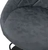 A close-up view of the textured upholstery of a bar stool. Produktbild-Vorschau