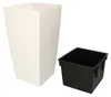 KOTARBAU® Vaso da fiori quadrato 238x238x449 mm con vaso Anteprima dell’immagine prodotto 6