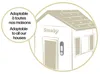 Smoby 810917, Zvonek na domeček na hraní, Černá Náhled obrázku produktu 7