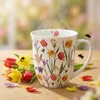 Tasse aus Porzellan Flowers in spring  - Frühlingsblumen Produktbild-Vorschau 2