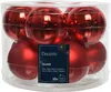 Christbaumkugeln 10er Set rote Glaskugeln 6 cm matt und Produktbild-Vorschau 1