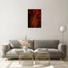 Bilder auf glas - Einteilig - Rot Blätter Palmen - 50x70cm Produktbild-Vorschau 7