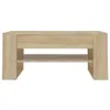 vidaXL Konferenčný stolík Sonoma Oak 102x55x45 cm Materiál Náhľad obrázku produktu 3