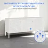 FLEXISPOT TV Schrank Metall – Sideboard mit Produktbild-Vorschau 4