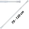 Duschvorhangstange MSV 70 - 120 cm Ø 21 mm weiß glänzend Produktbild-Vorschau 13