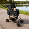 Hundewagen klappbar Transporttasche Hundebuggy bis 15kg Produktbild-Vorschau 5