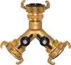 PUTEUS Schnellkupplung Y-Verteilerstück, 3/4", Messing Produktbild-Vorschau 3