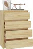 vidaXL Bijzetkast, 60x36x84 cm, massief grenenhout Productafbeelding-voorbeeld 6