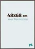 A graphic displaying product dimensions and a tagline. Produktbild-Vorschau
