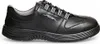 A black Abeba safety shoe is shown from the side against a white background. Produktbild-Vorschau