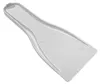 A white plastic ice scraper on a white background. Voir les images du produit