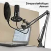 FIFINE Streaming Mikrofon PC mit Arm USB Mikrofon PS4 PS5 Produktbild-Vorschau 5