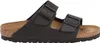 A single black Birkenstock Arizona sandal is shown from the side against a white background. Produktbild-Vorschau