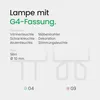 LED Line G4 LED-Lampe Mini 1,5W 120lm 2700K warmweiß 12V Produktbild-Vorschau 3