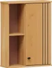 Hängeschrank Badezimmer Kiefer massiv eichefarbig WILLOW-69 Produktbild-Vorschau 1