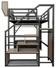 Letto a soppalco MODFU, 140x200 cm, con illuminazione LED, Anteprima dell’immagine prodotto 8