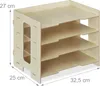 Organizér na stôl s úložnými priehradkami RD42750, béžová Náhľad obrázku produktu 4