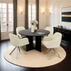 Chaise pivotante en velours Lona avec rembourrage épais - Voir les images du produit 9