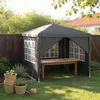 LZQ 3x3m Garten Partyzelt Pavillon Gartenzelt Festzelt Produktbild-Vorschau 8