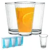 Drei hohe Gläser 270 ml - dickes, transparentes Glas Produktbild-Vorschau 8