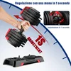 DH FitLife Manubrio Regolabile 3-24 kg con 12 Livelli di Anteprima dell’immagine prodotto 2