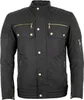 Herren Motorrad Textiljacke mit Protektoren schwarz Wind Produktbild-Vorschau 1