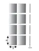 Set aus 21x30 cm großen rechteckigen, abgeschrägten Produktbild-Vorschau 4