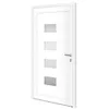 vidaXL Haustür Anthrazit 110x210 cm Aluminium und PVC Produktbild-Vorschau 6