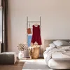 Relaxdays Handtuchleiter, 5 Sprossen & Haken, HxB: 178x58 Produktbild-Vorschau 3