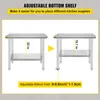 Stół roboczy ze stali nierdzewnej VEVOR 900 x 600 x 70 mm Podgląd zdjęcia produktu 5