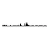 Wallity, Cologne Skyline, Wanddeko, Schwarz, Metall, 120 x Produktbild-Vorschau 4