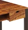 vidaXL Stôl 110 x 55 x 78 cm masívne drevo akácie a oceľ Náhľad obrázku produktu 5