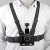 A person wearing a chest harness with a camera attached. Anteprima dell’immagine prodotto