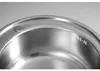 Aqualine RVS inbouwspoelbak, rond, 51x18 cm Productafbeelding-voorbeeld 3