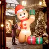 Outsunny 245 cm nadmuchiwana dekoracja świąteczna na Podgląd zdjęcia produktu 4