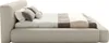 FEDVE Polsterbett Fummo aus Bouclé-Stoff 180x200 cm, Beige Produktbild-Vorschau 6