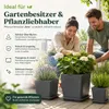 Pflanztopfuntersetzer Jana Anthrazit 41 x 41 cm - Produktbild-Vorschau 2