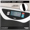 Close-up of the control panel and remote of a vibration plate machine. Produktbild-Vorschau