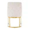 Set di 6 sedie da pranzo Flieks, con gambe placcate in oro, Anteprima dell’immagine prodotto 11