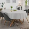 Tischdecke 140x220cm Oval Hellgrau DanceDirty abwaschbar Produktbild-Vorschau 7