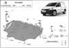 Stahl Unterfahrschutz für Motor VW Caddy Produktbild-Vorschau 3