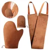 3er Selbstbräuner Handschuh-Set mit Rückenapplikator, für Produktbild-Vorschau 1