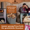 BLACK OAK Montana XL 60L Holzkorb aus Filz hellgrau – Produktbild-Vorschau 4